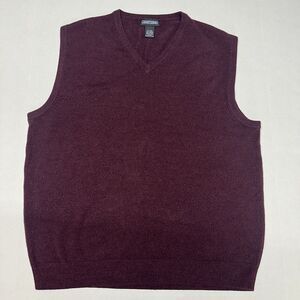 Jantzen Sweater Vest, Maroon Purple Men's Size‎ XL